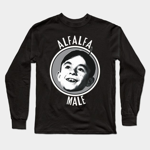 All Hail The Alfalfa Male Long Sleeve T-Shirt by TJWDraws